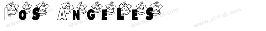 Los Angeles字体转换